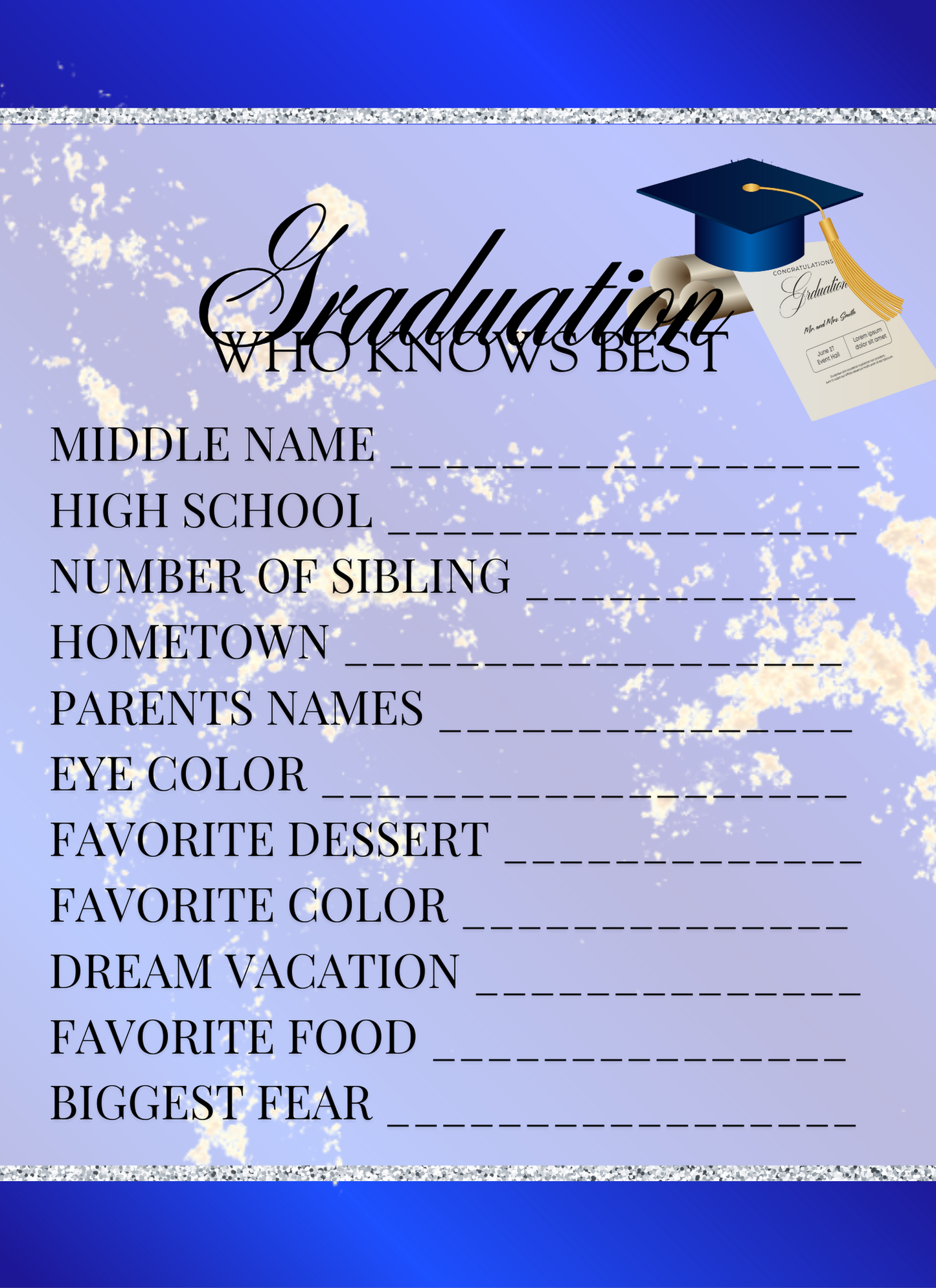 Lux Miami Graduation - Activity Book