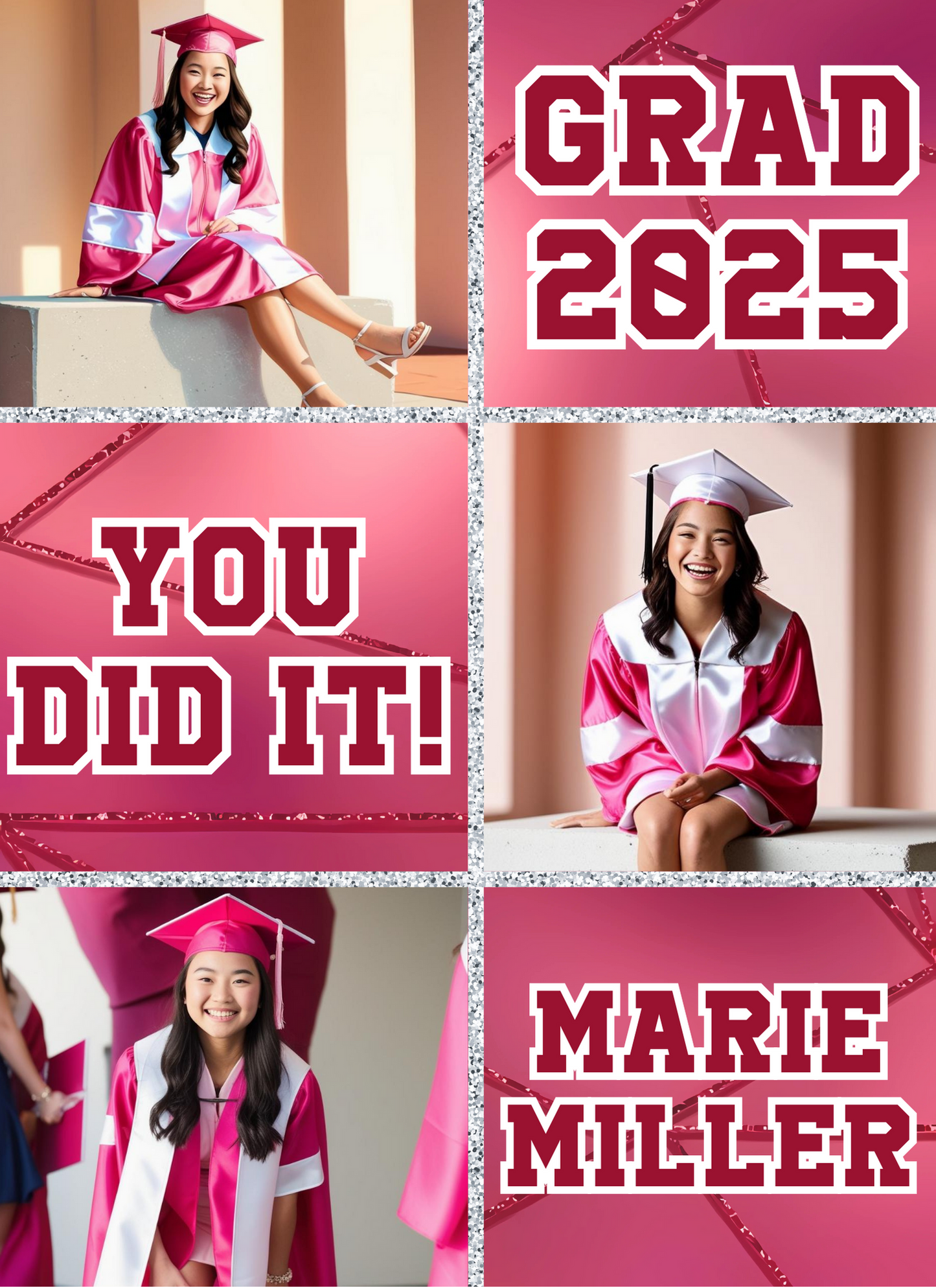 Lux Pink Graduation - Activity Book