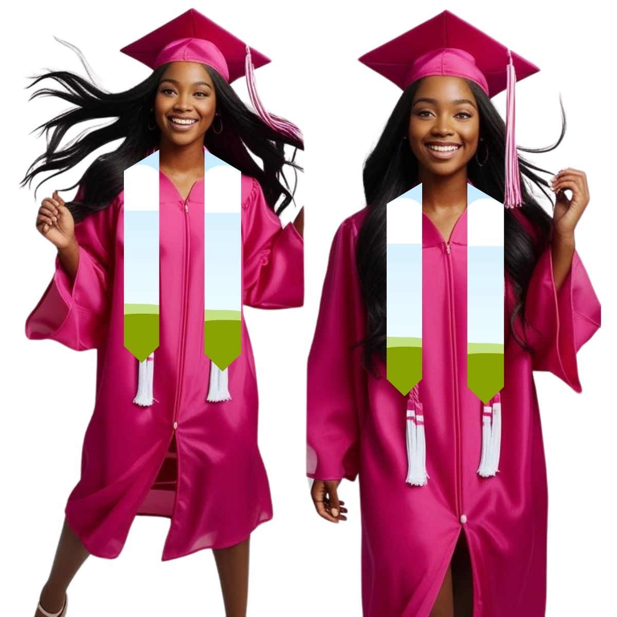 GRADUATION STOLE MOCKUP TEMPLATE