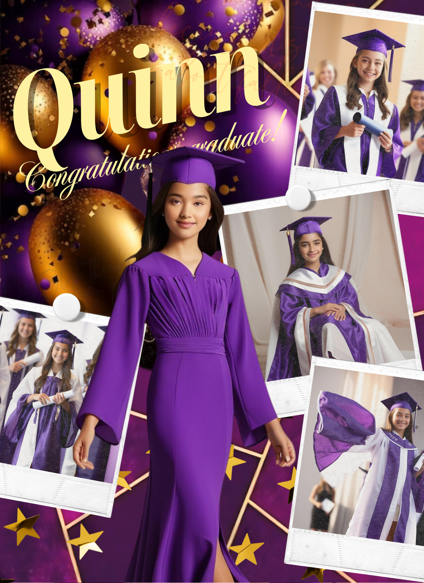Lux Purple Graduation - Activity Book