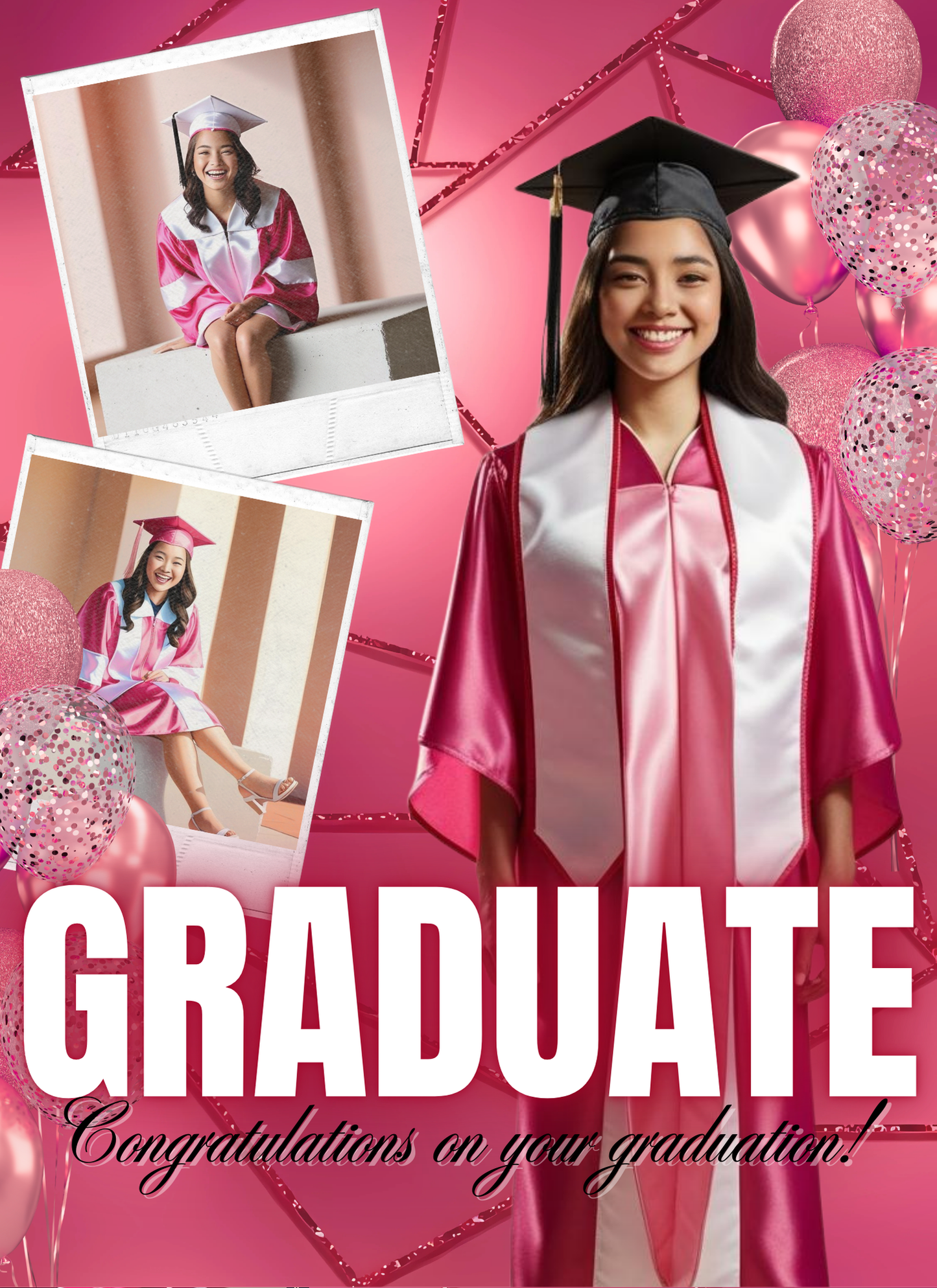 Lux Pink Graduation - Activity Book