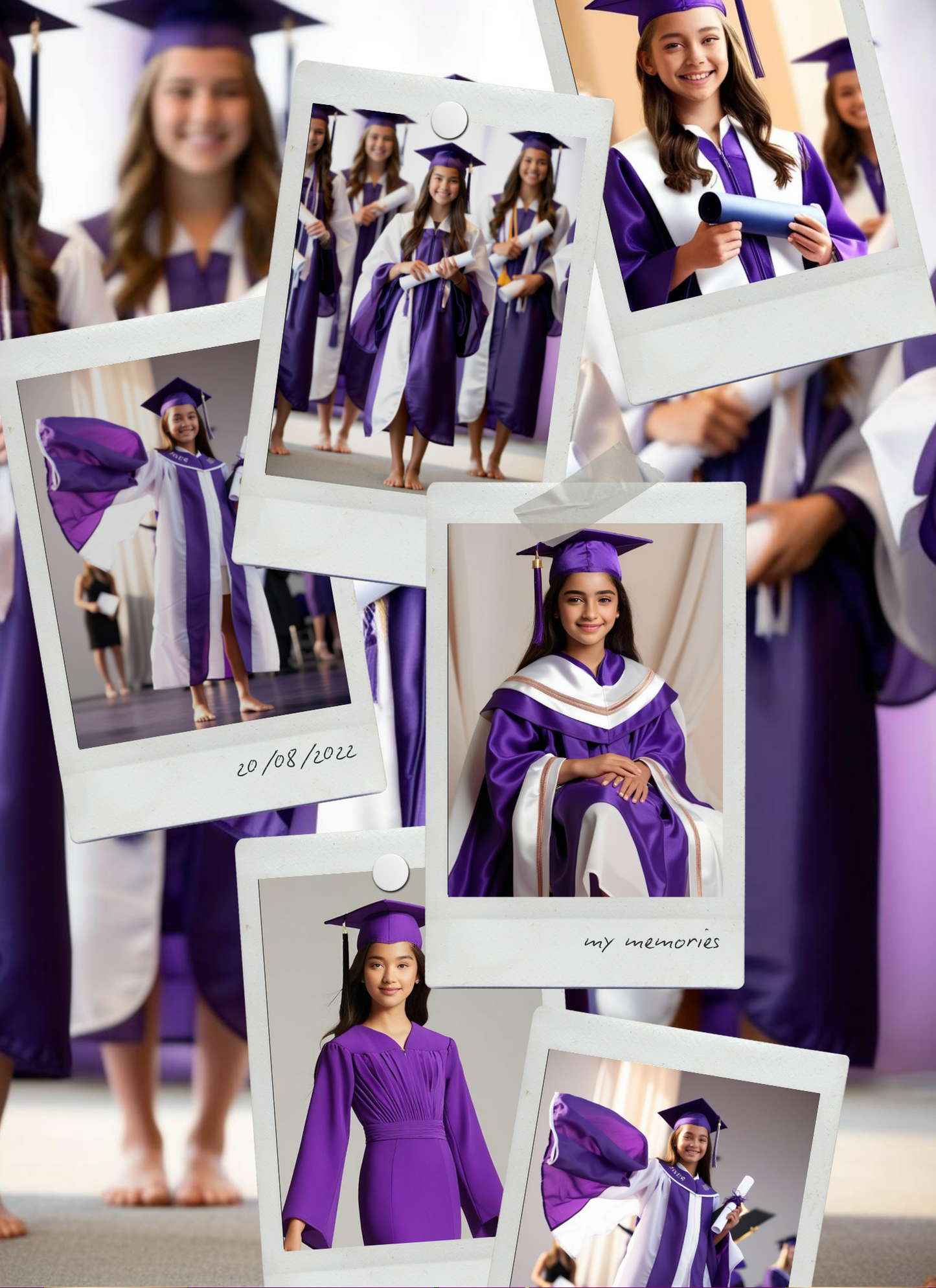Lux Purple Graduation - Activity Book