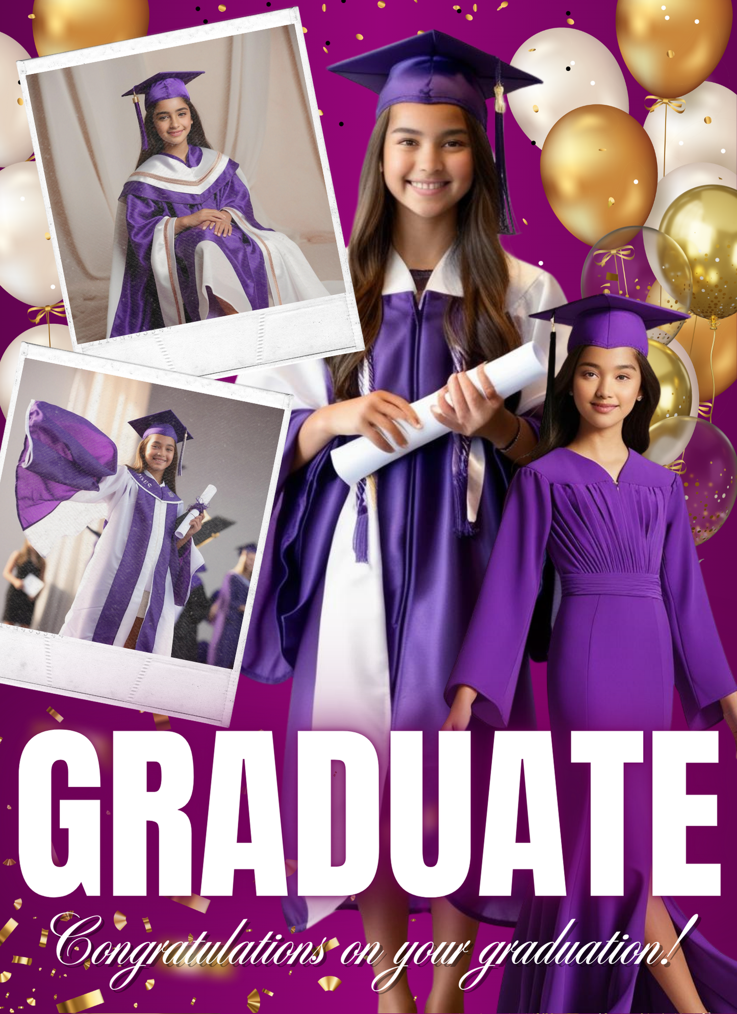Lux Purple Graduation - Activity Book