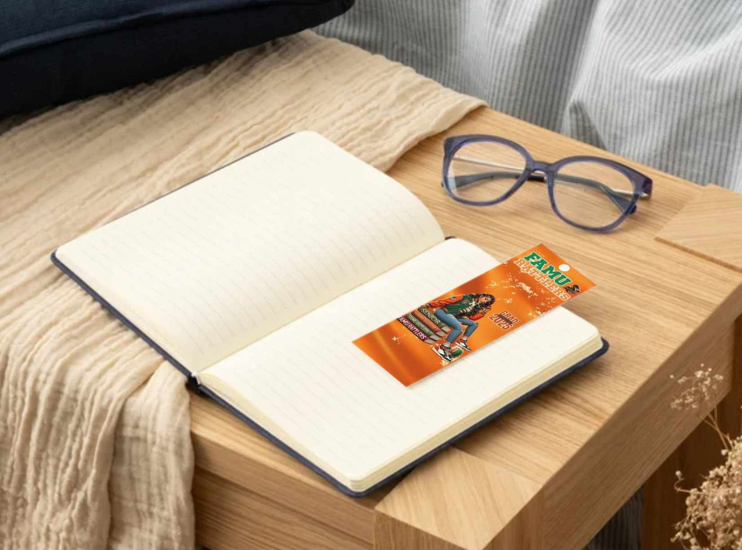 GRADUATION (FAMU) BOOKMARK TEMPLATE 2" X 6"