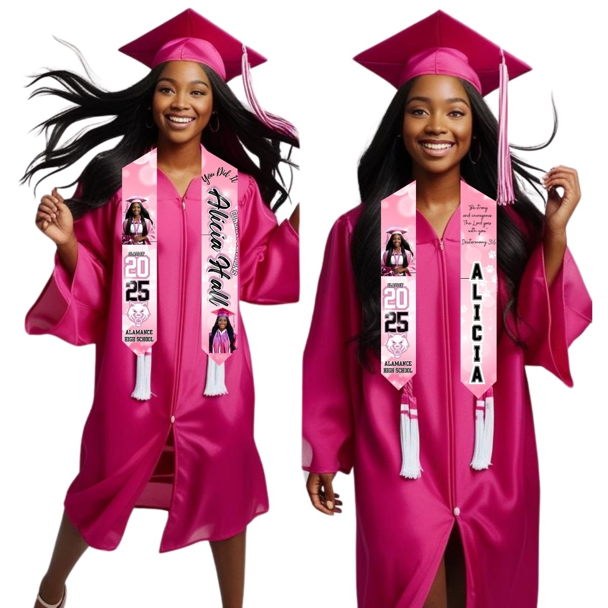GRADUATION STOLE MOCKUP TEMPLATE