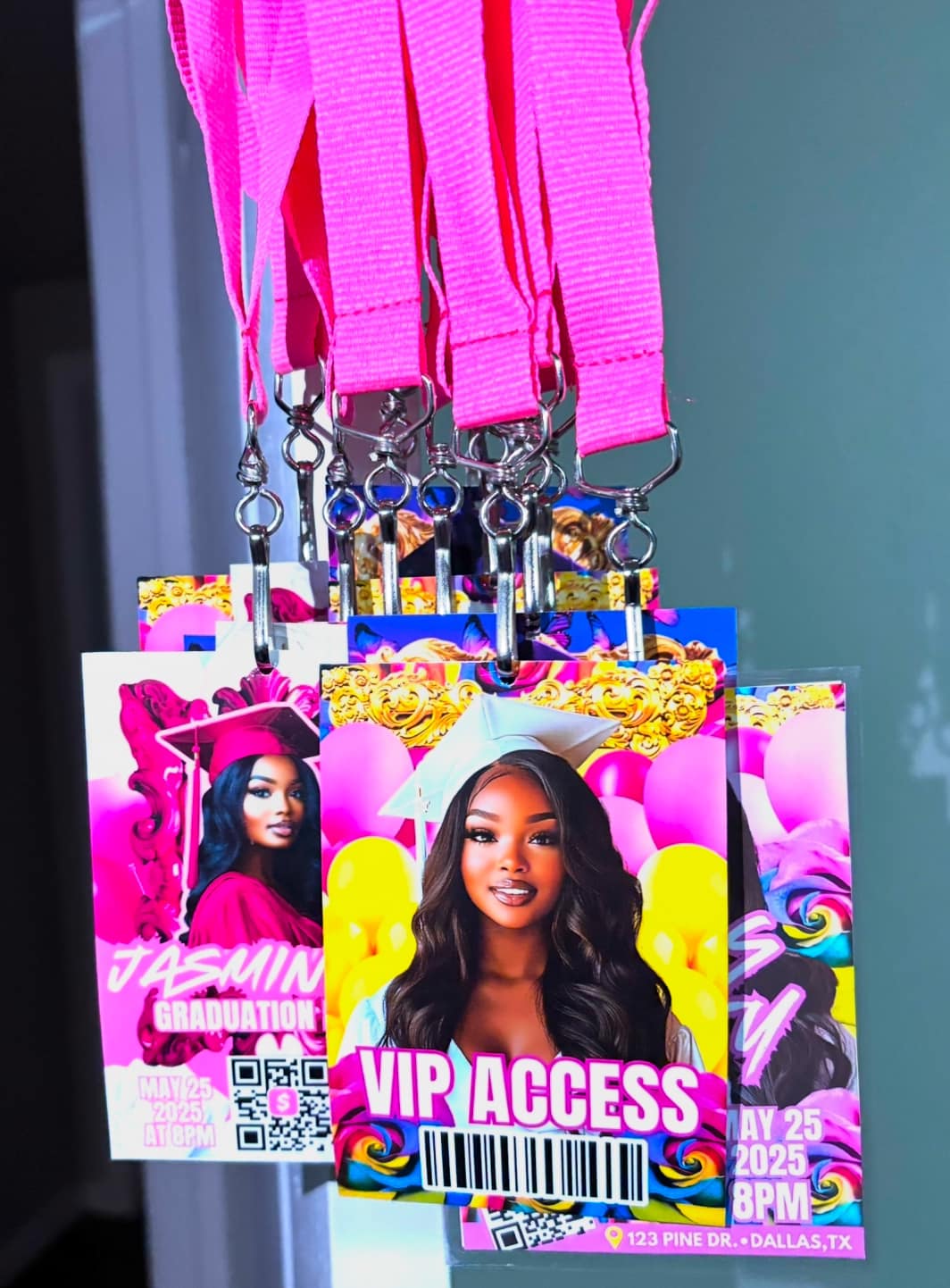 Grad Lanyard Templates