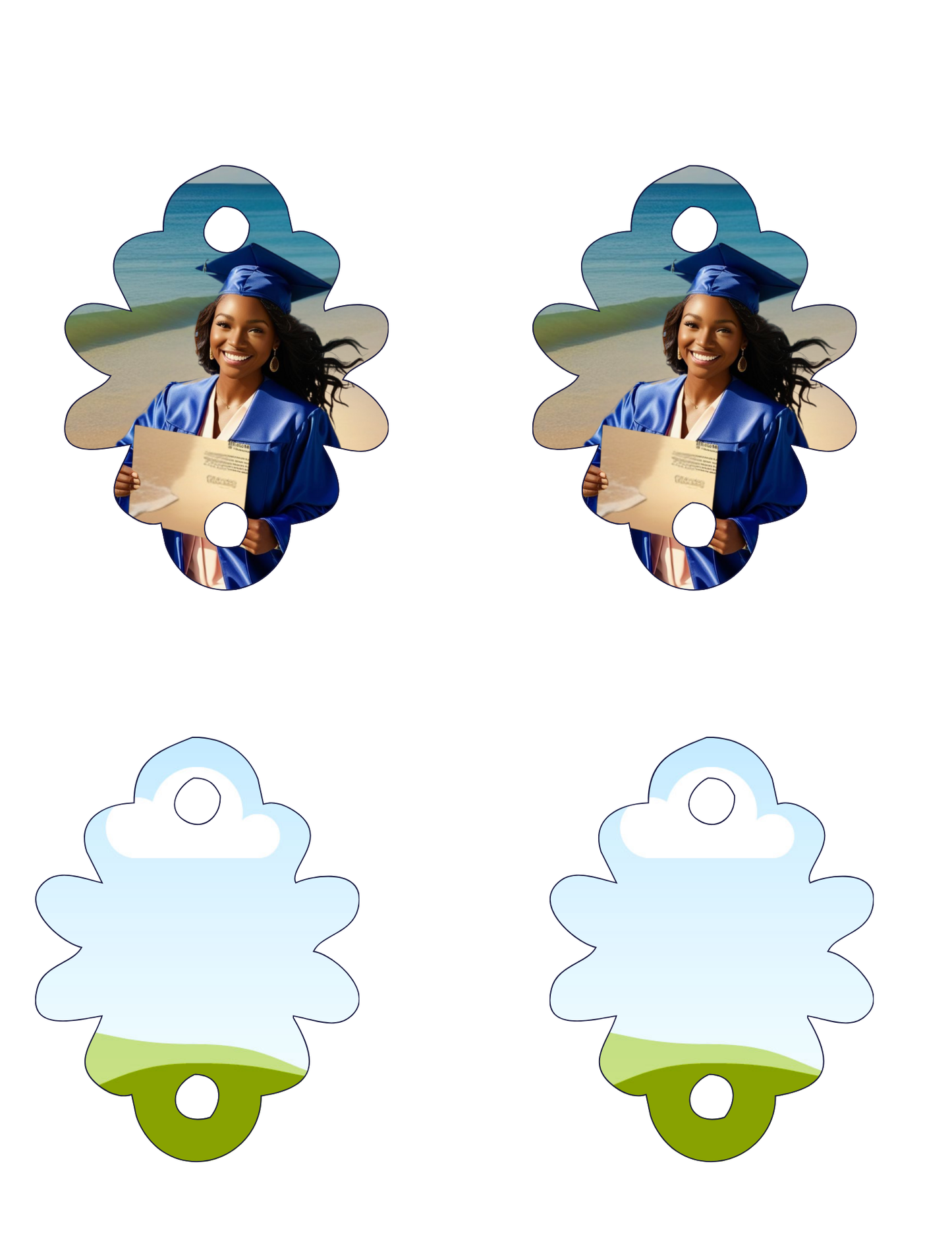 GRADUATION STRAW TAG TEMPLATES