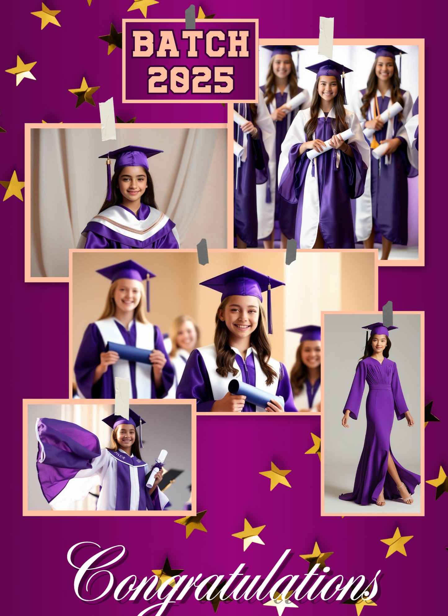 Lux Purple Graduation - Activity Book