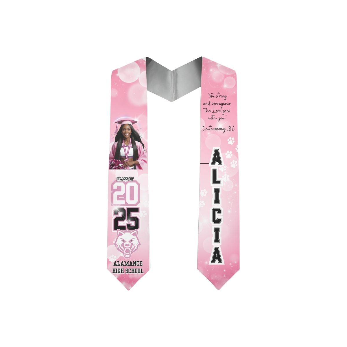 GRADUATION STOLE MOCKUP TEMPLATE