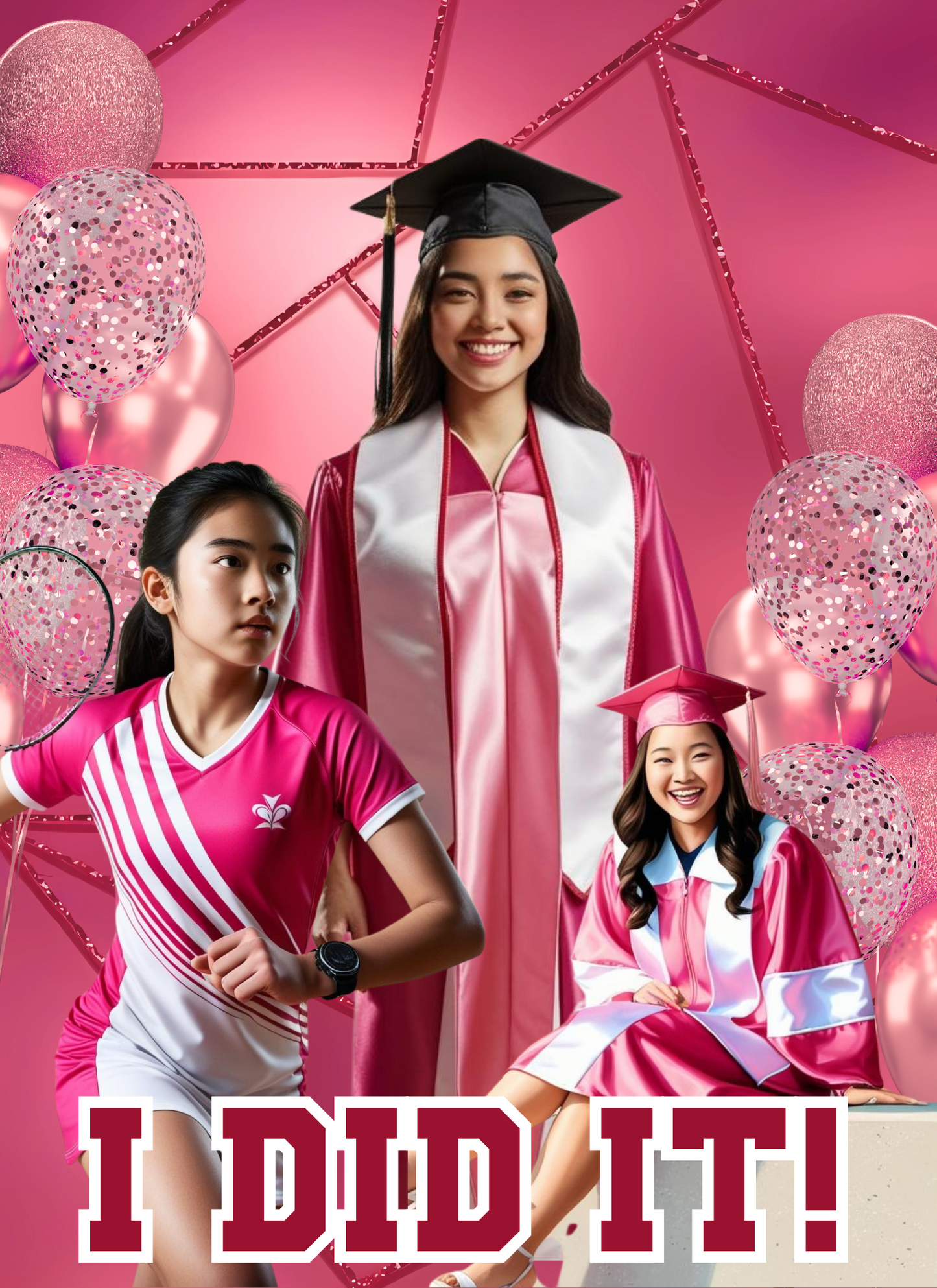 Lux Pink Graduation - Activity Book