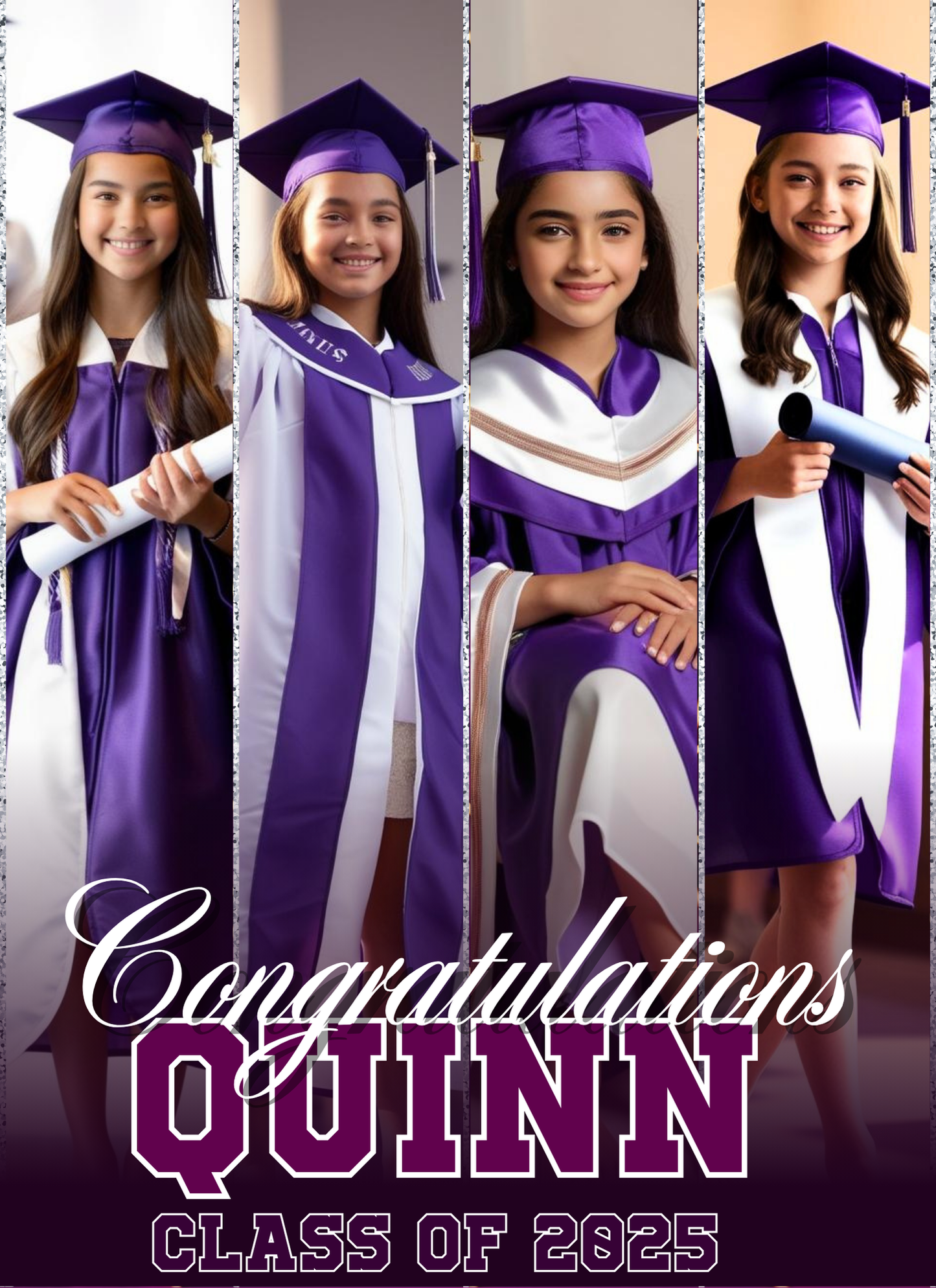 Lux Purple Graduation - Activity Book
