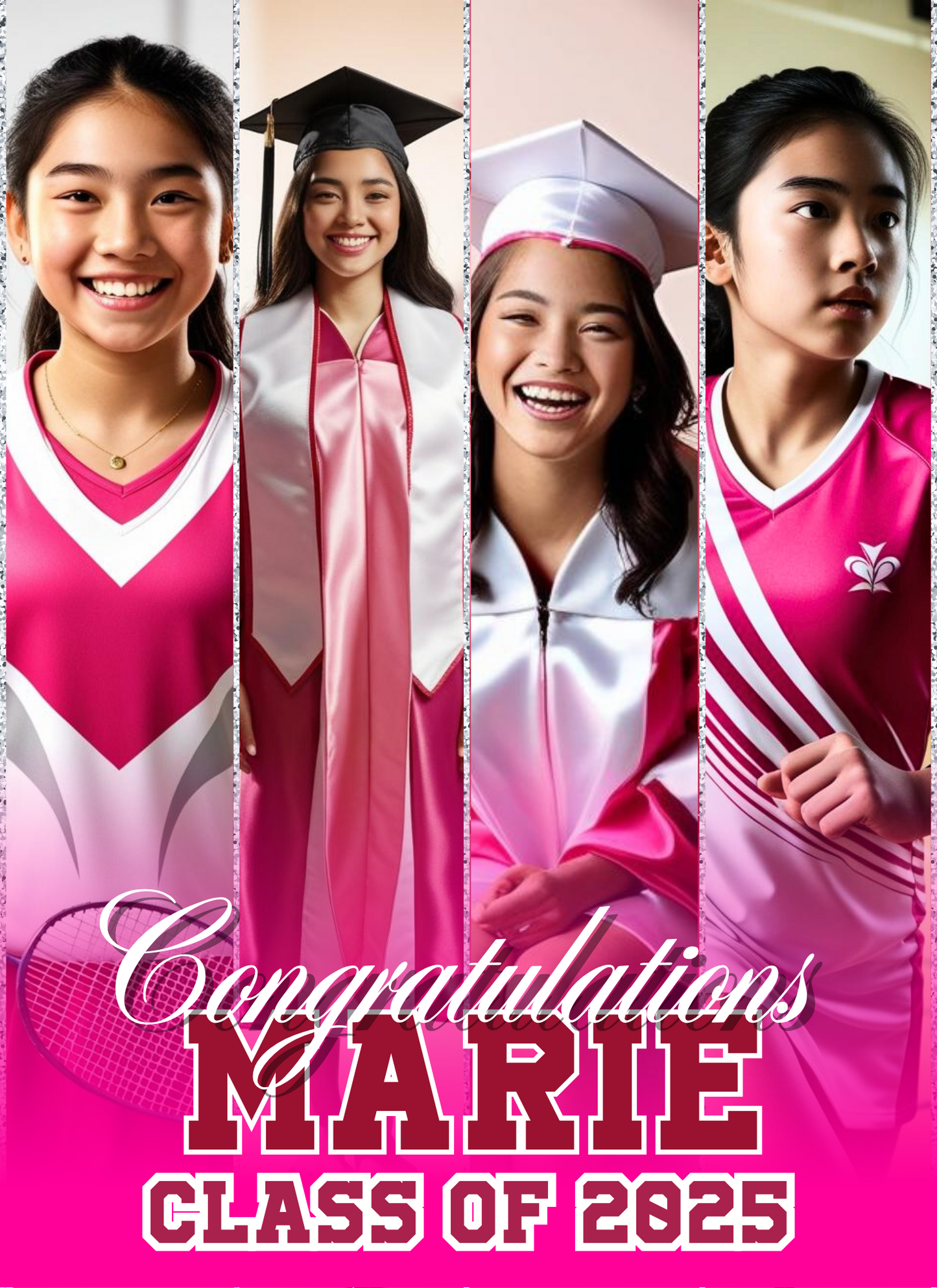 Lux Pink Graduation - Activity Book