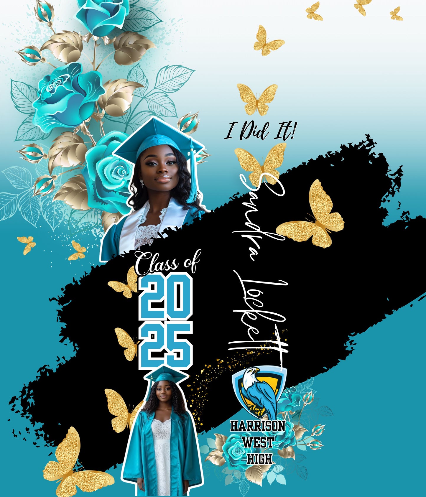 All Over Dress - Teal