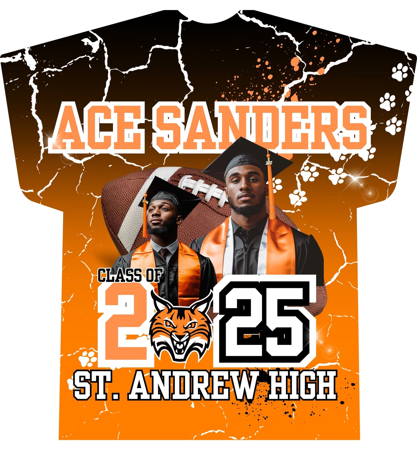 All Over shirt - Orange