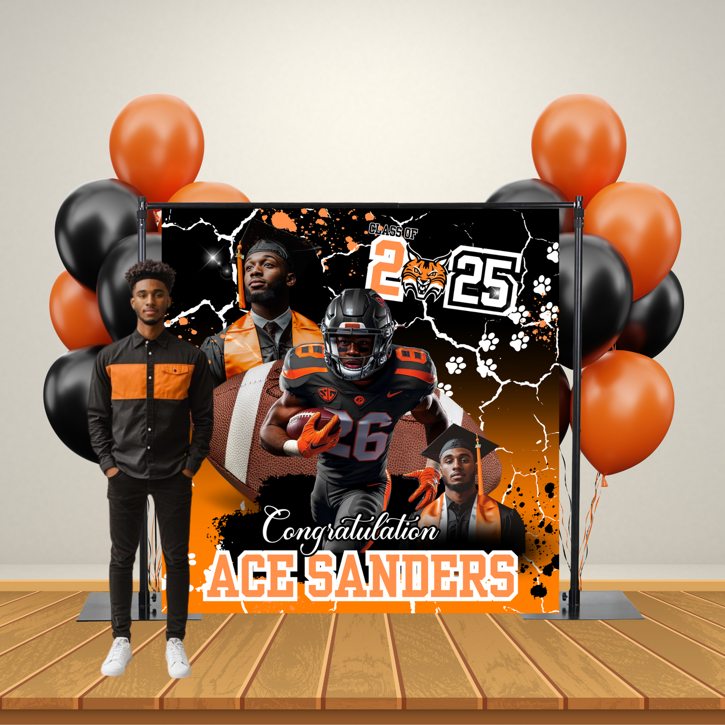 CONGRATULATIONS BANNER (8X8)