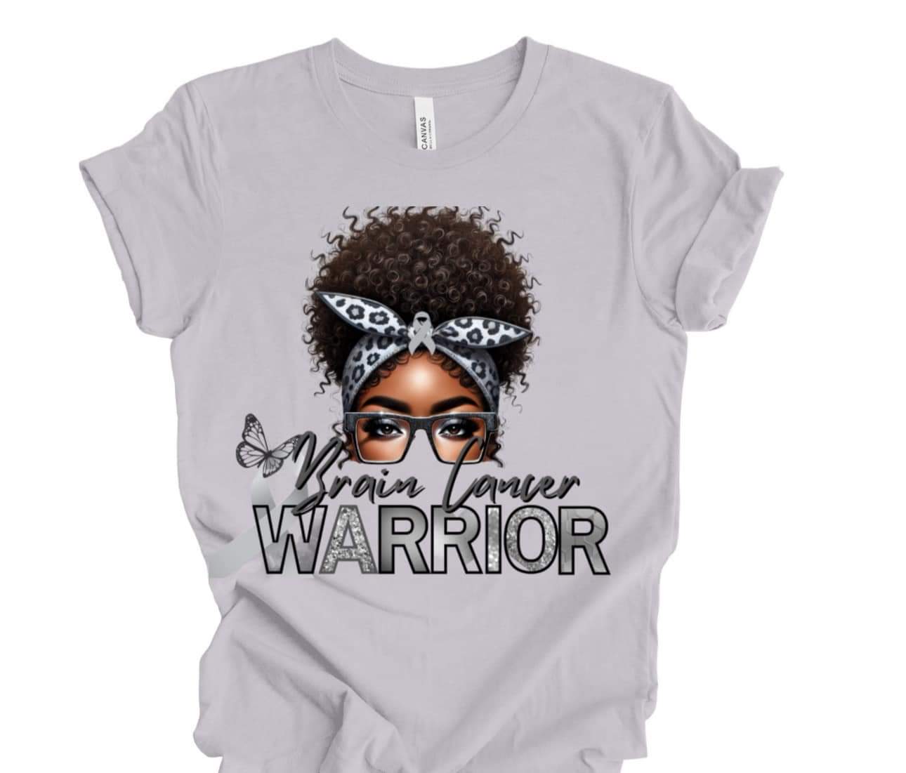 Brain Cancer Awareness Warrior Editable Template