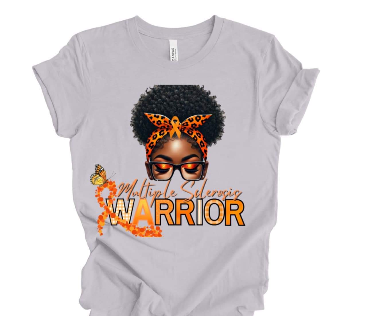 Multiple Sclerosis Awareness Warrior Editable Template