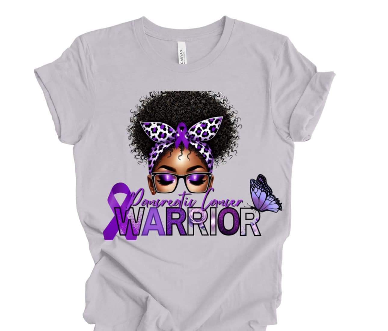 Pancreatic Cancer Warrior Awareness Editable Template