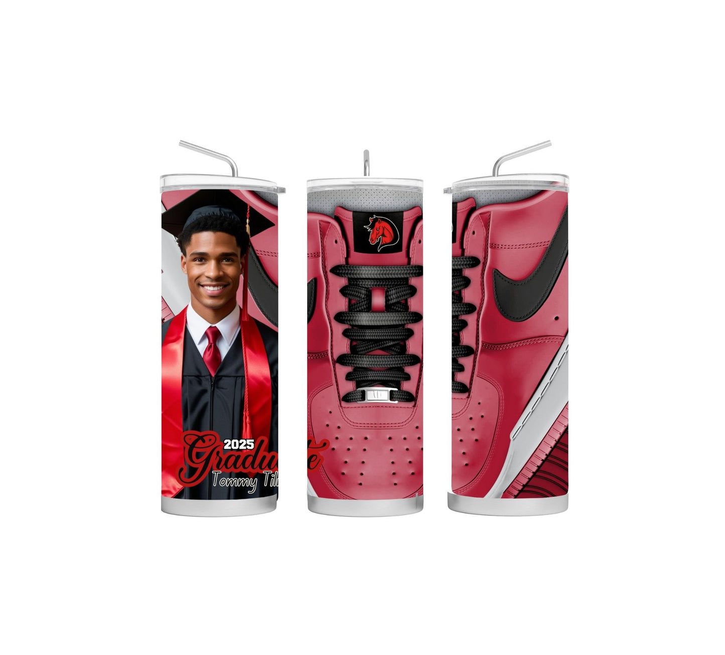 Graduation Red Tumbler Template