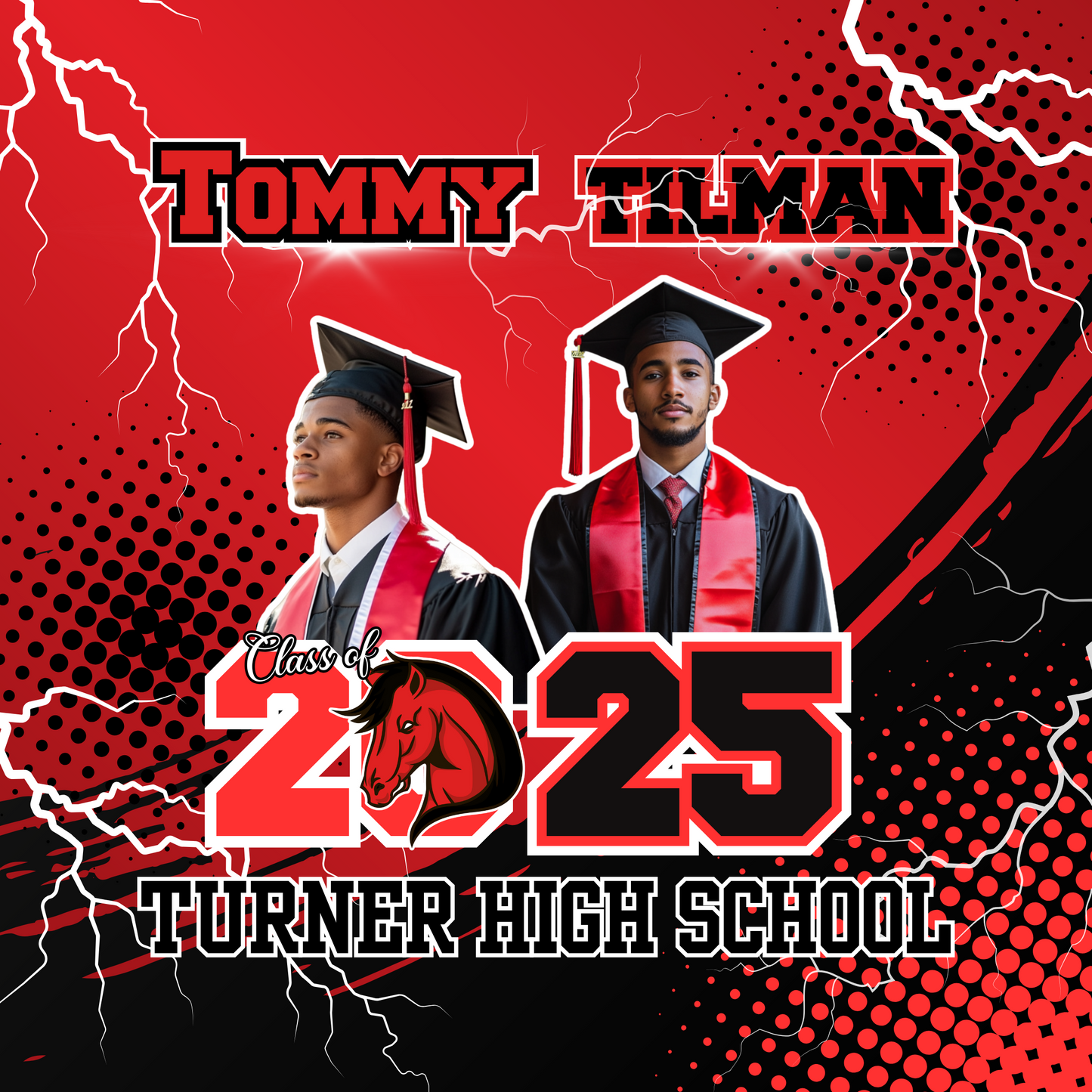 Grad Diploma Pillow - Red