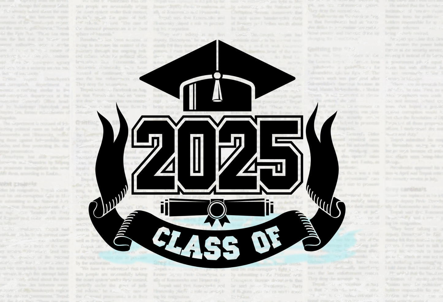 GRADUATION NEWSPAPER TEMPLATE (Teal)