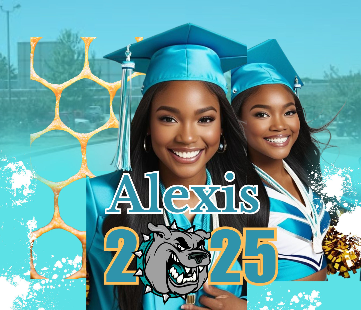 TURQUOISE/TEAL GRADUATION BUNDLE KIT (6)