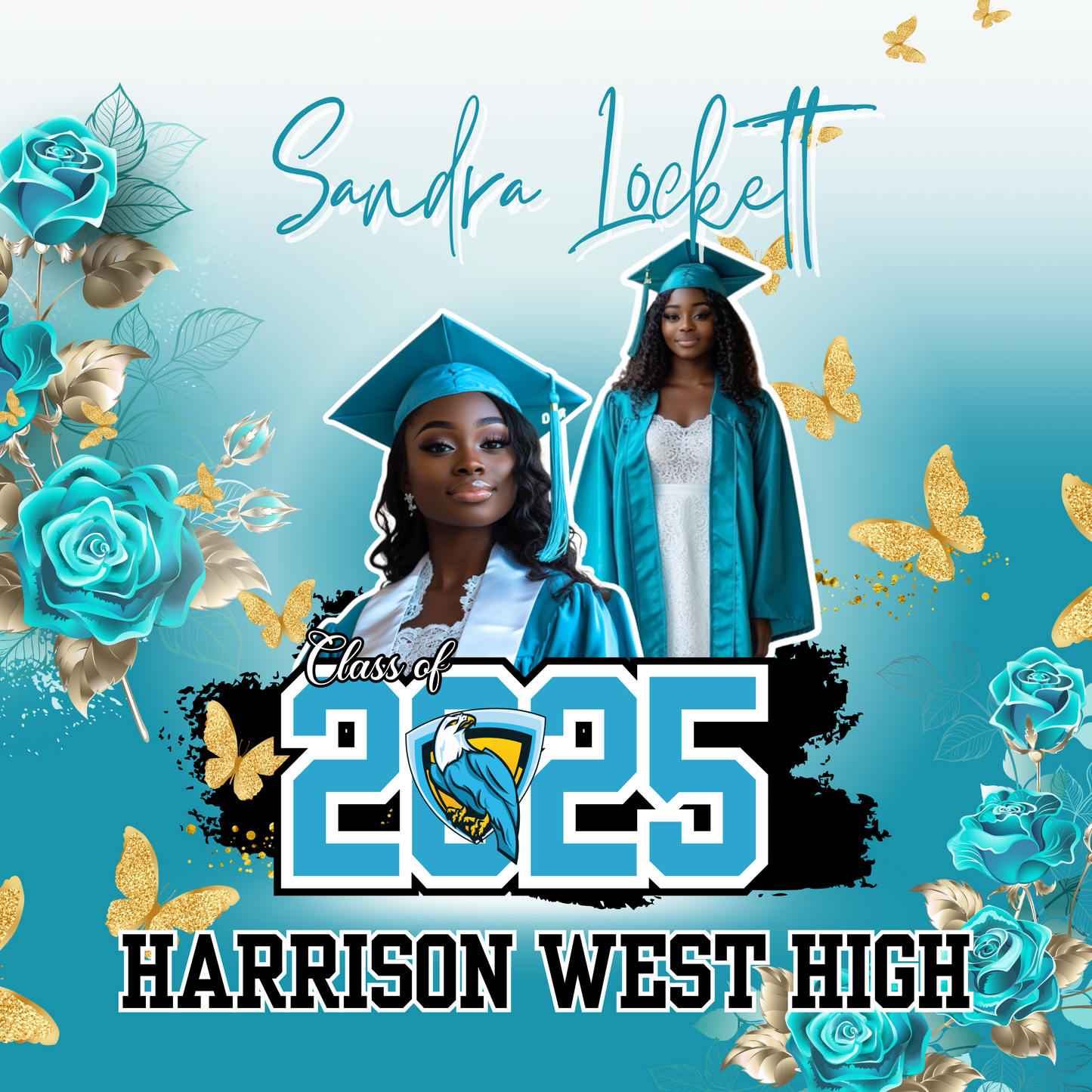 Grad Diploma Pillow - Teal