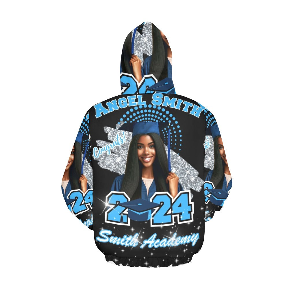 CUSTOM Hoodie All Over Print Hoodie for Women (USA Size)