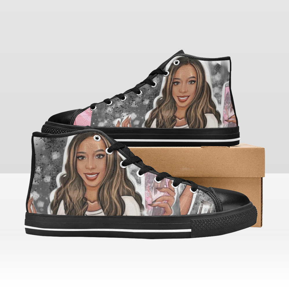 CUSTOM Women's Classic High Top Canvas Shoes
