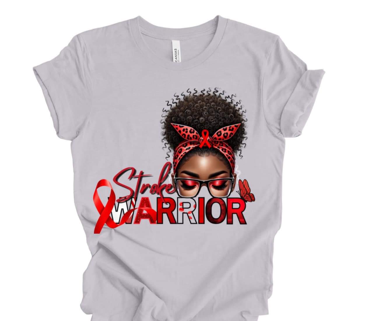 Stroke Awareness Warrior Editable Template