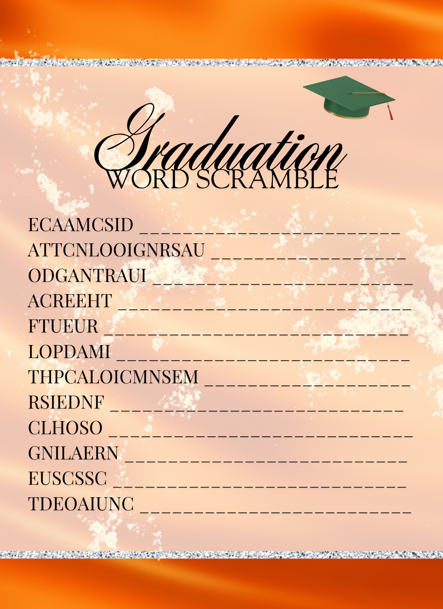 Lux FAMU Graduation - Activity Book
