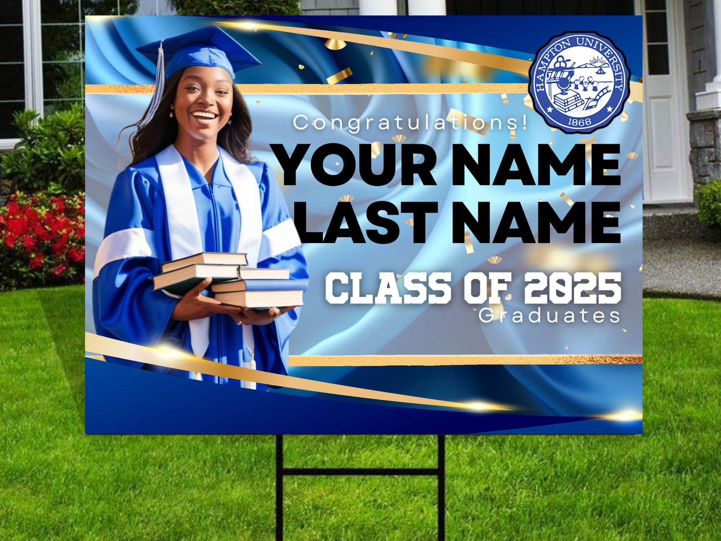 Hampton University - Grad Party Bundle Templates