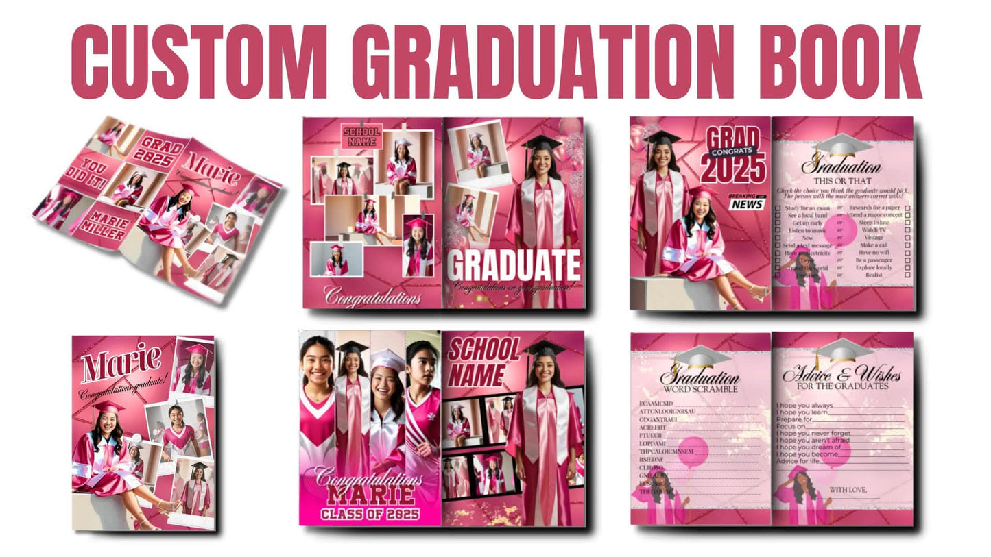 Lux Pink Graduation - Activity Book