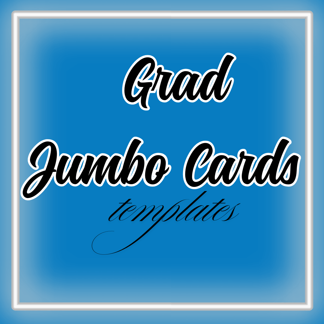 JUMBO GRAD CARDS