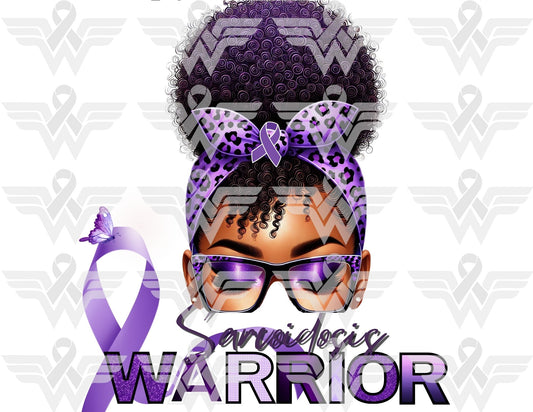 Sarcoidosis Awareness Warrior Editable Template