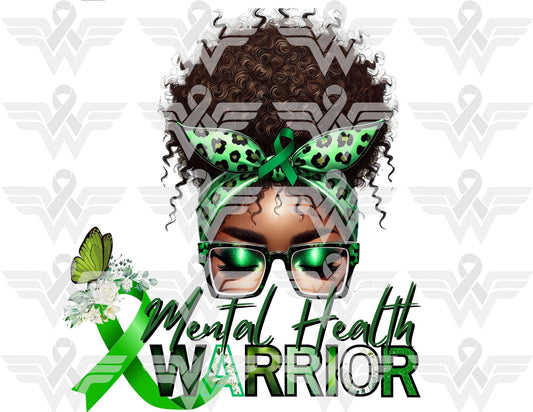 Mental Health Awareness Warrior Editable Template