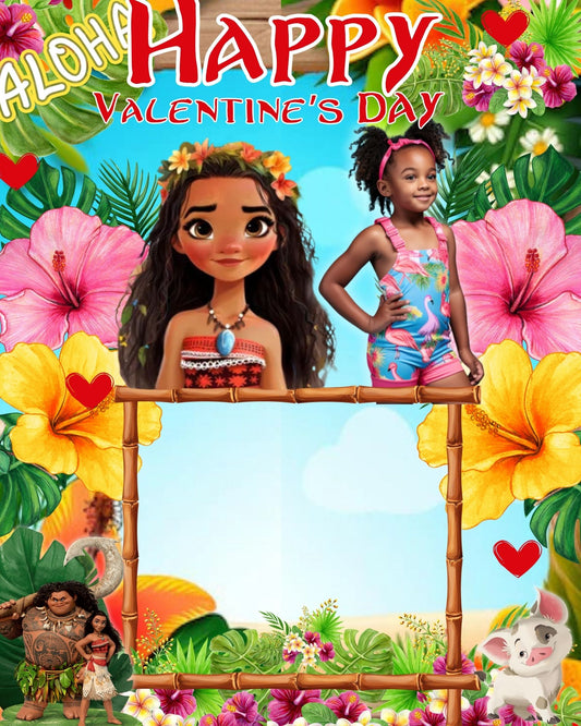 MOANA Valentine's Jumbo Card 16 x 20