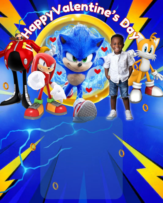 SONIC Valentine Jumbo Card 16 x 20