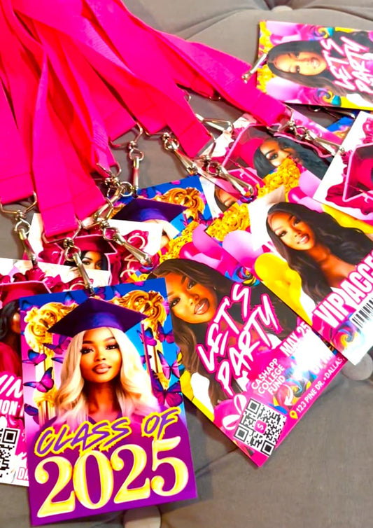 Grad Lanyard Templates