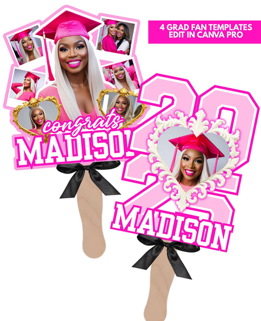 4 Pink Grad Templates