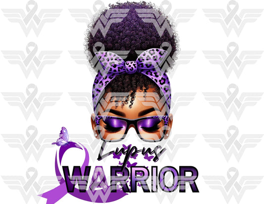 Lupus Awareness Warrior Editable Template