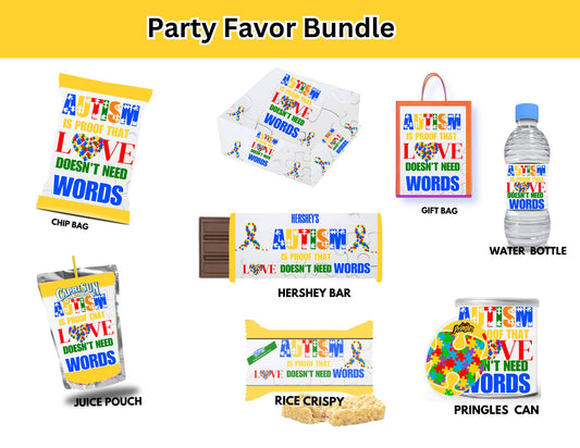 Autism Party Favor Bundle