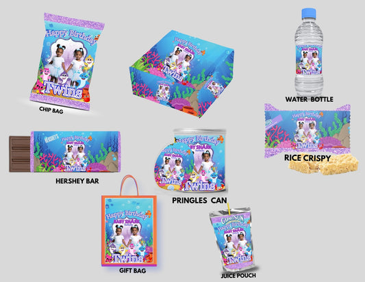 Baby Shark 2 Party Favor Bundle