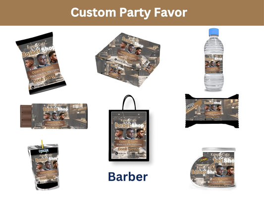 Barber Party Favor Bundle