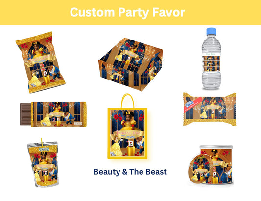 Beauty and the Beast Party Favor Bundle