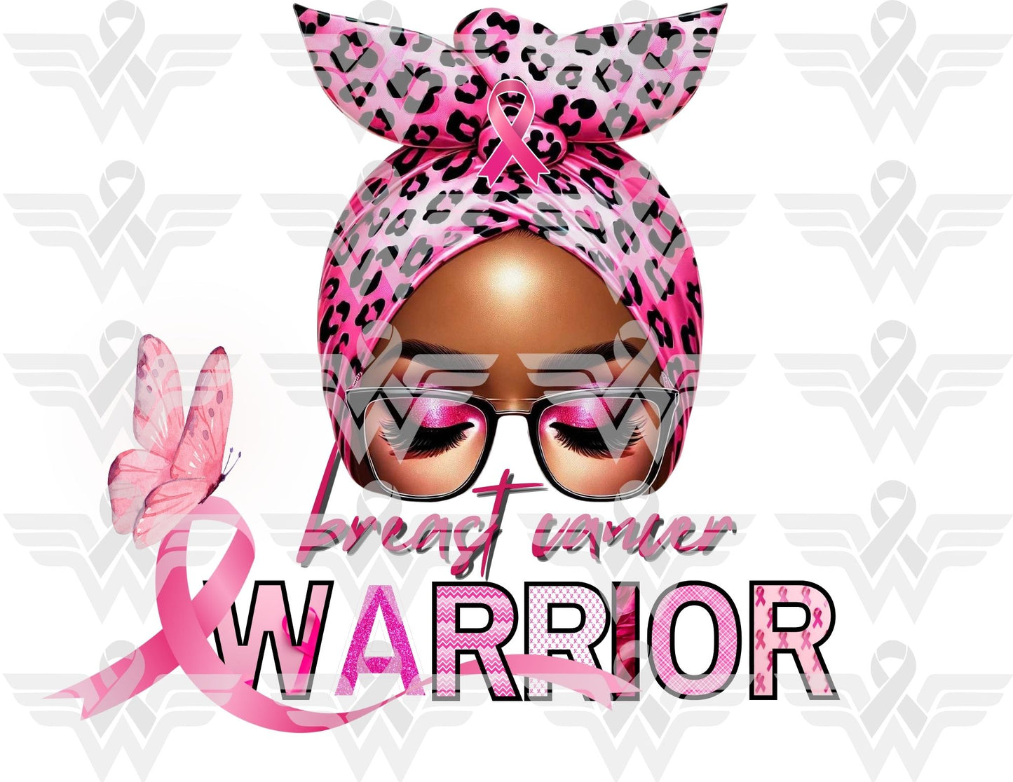 Breast Cancer Awareness Warrior Editable Template