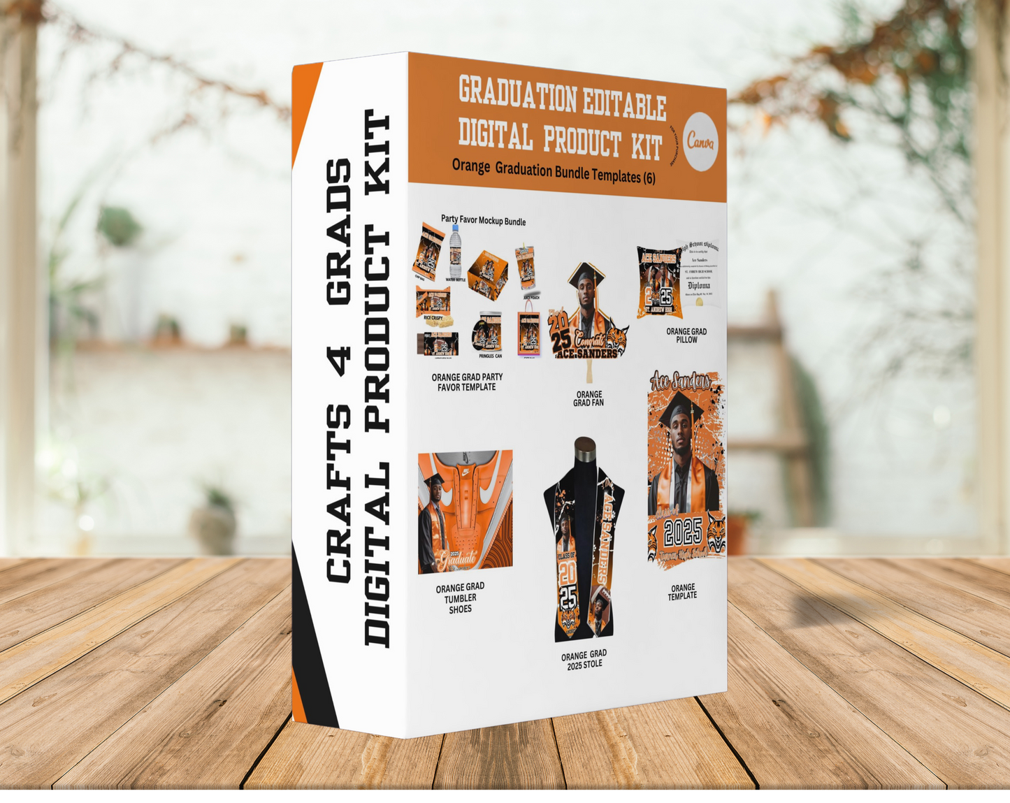 ORANGE GRADUATION BUNDLE KIT (6)