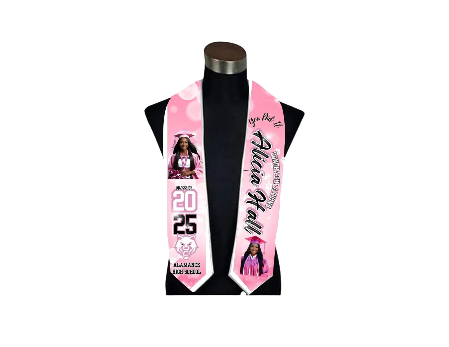 GRADUATION STOLE MOCKUP  TEMPLATE