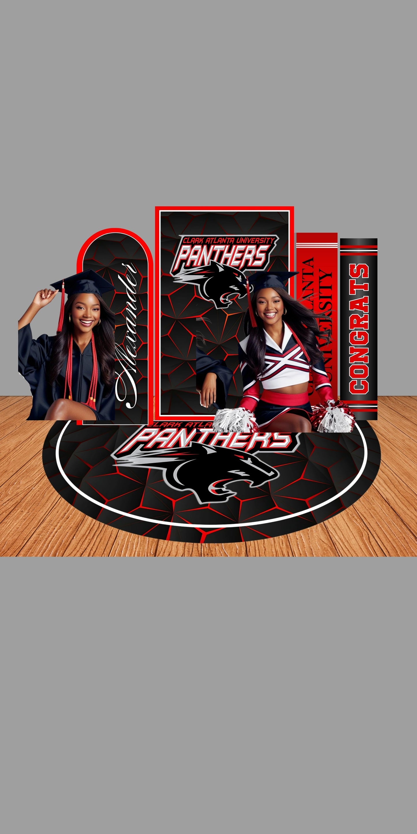 Clark Atlanta Univ -  Grad Party Bundle Templates