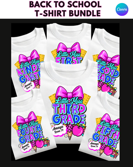 Back to School Designs T-shirt Bundle